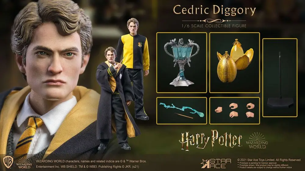 Harry Potter My Favourite Movie akciófigura 1/6 Cedric Diggory Deluxe Version 30 cm termékfotó