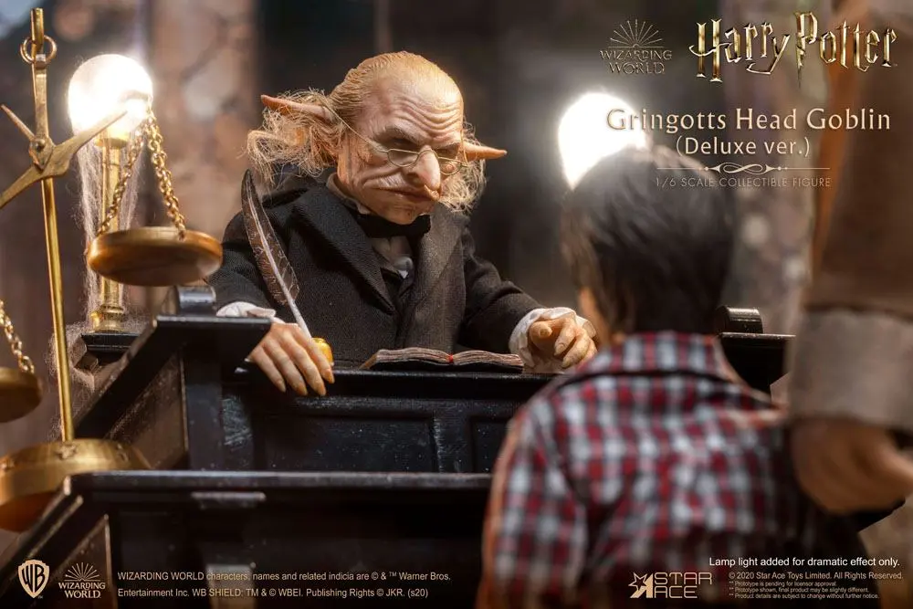 Harry Potter My Favourite Movie akciófigura 1/6 Gringotts Head Goblin Deluxe Ver. 20 cm termékfotó
