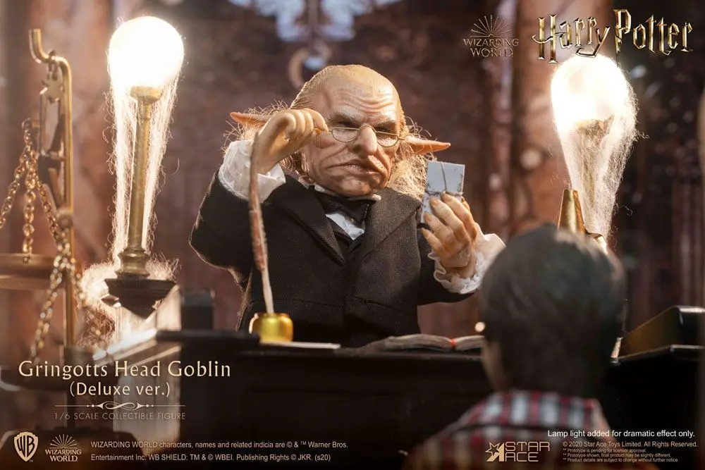 Harry Potter My Favourite Movie akciófigura 1/6 Gringotts Head Goblin Deluxe Ver. 20 cm termékfotó