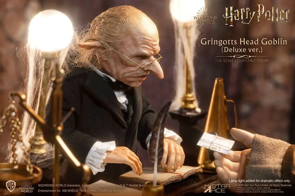 Harry Potter My Favourite Movie akciófigura 1/6 Gringotts Head Goblin Deluxe Ver. 20 cm termékfotó