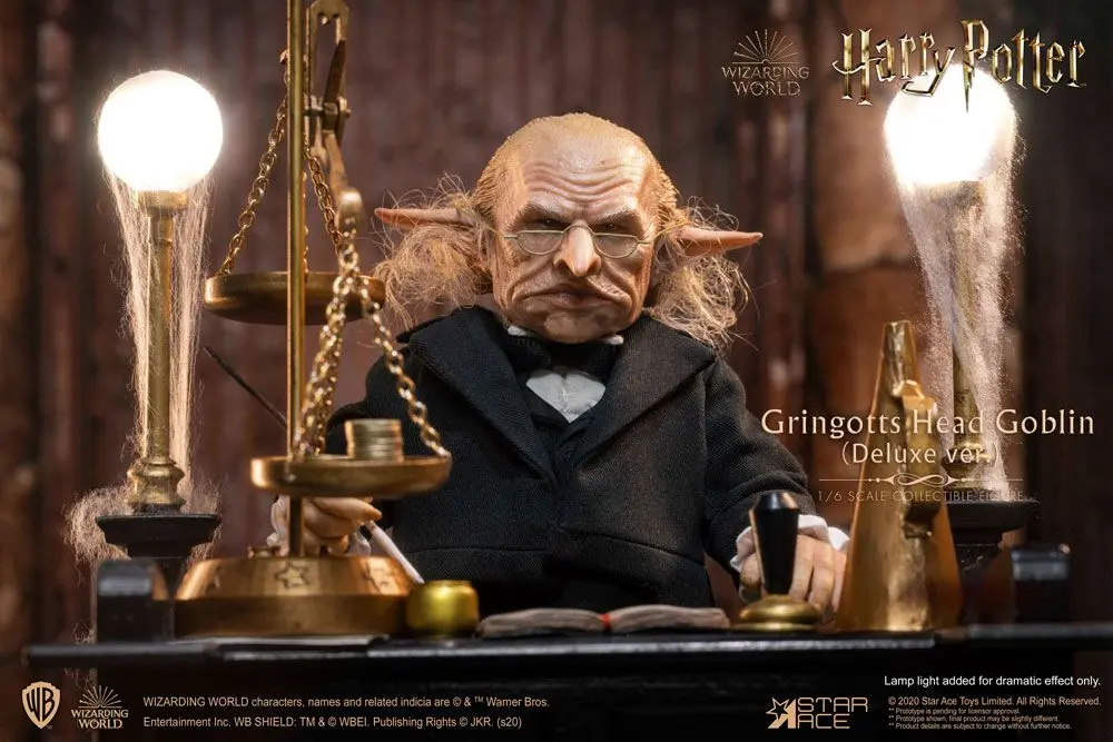 Harry Potter My Favourite Movie akciófigura 1/6 Gringotts Head Goblin Deluxe Ver. 20 cm termékfotó