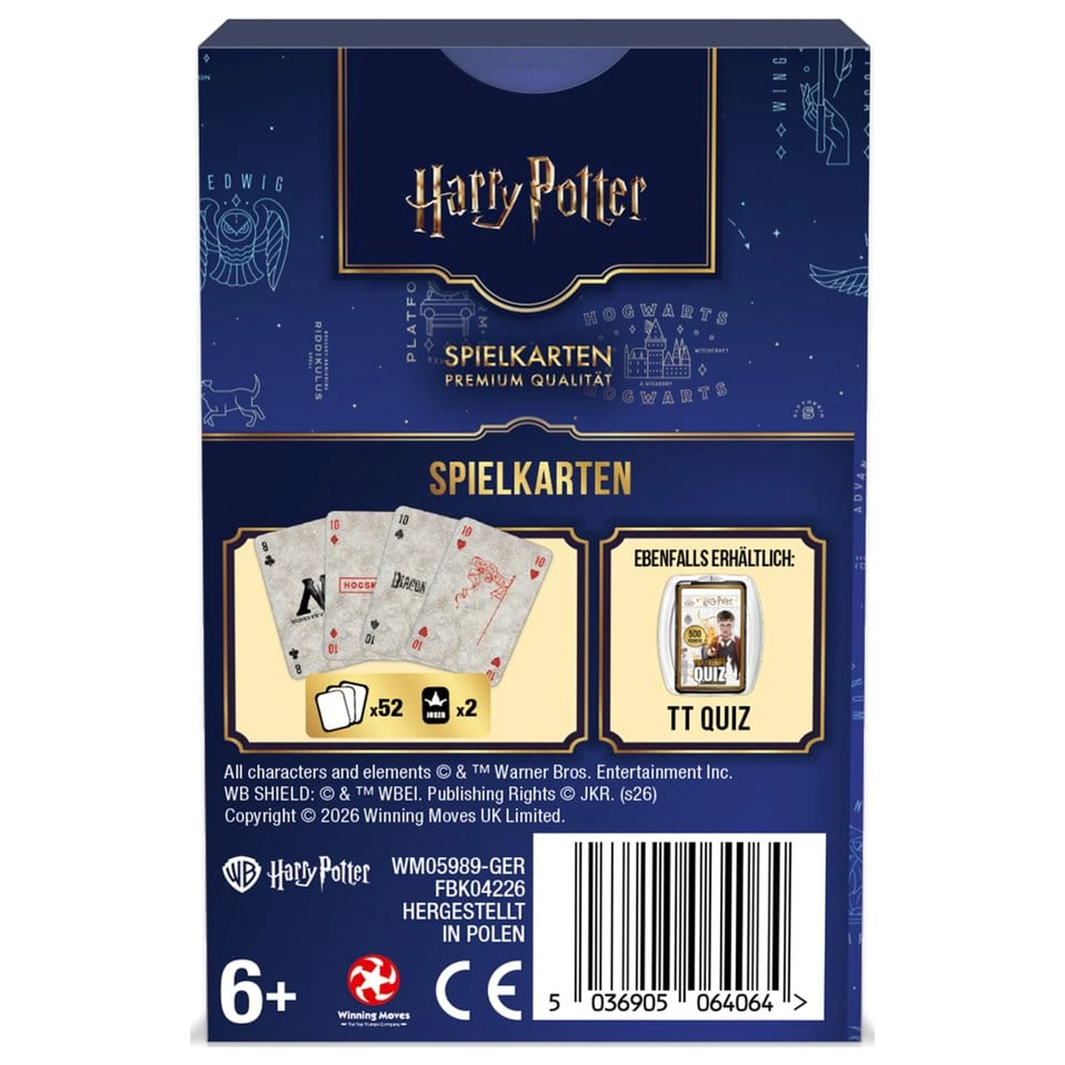Harry Potter német nyelvű kártyajáték  termékfotó