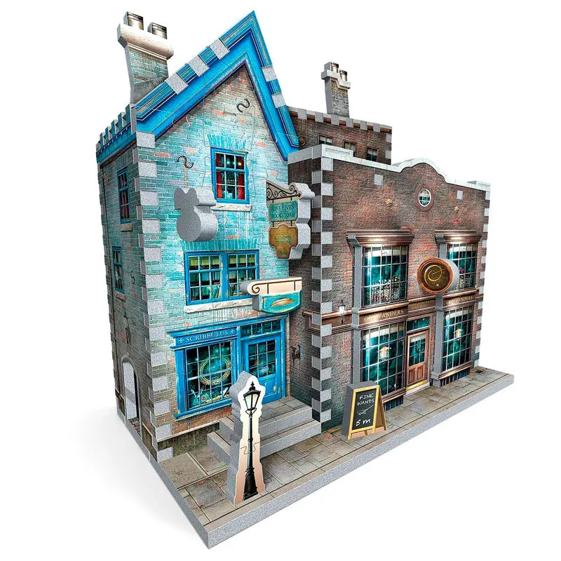 Harry Potter Ollivanders wand shop &amp; Scribbulus 3D puzzle termékfotó