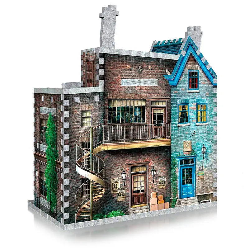 Harry Potter Ollivanders wand shop &amp; Scribbulus 3D puzzle termékfotó