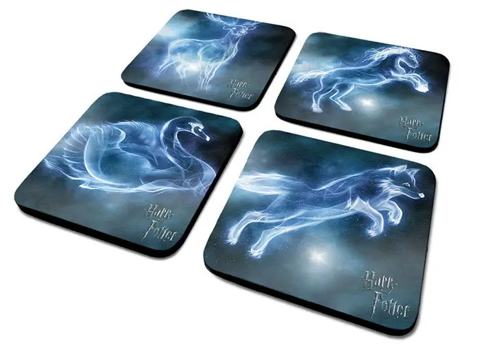 Harry Potter Coaster 4-Pack Patronus termékfotó