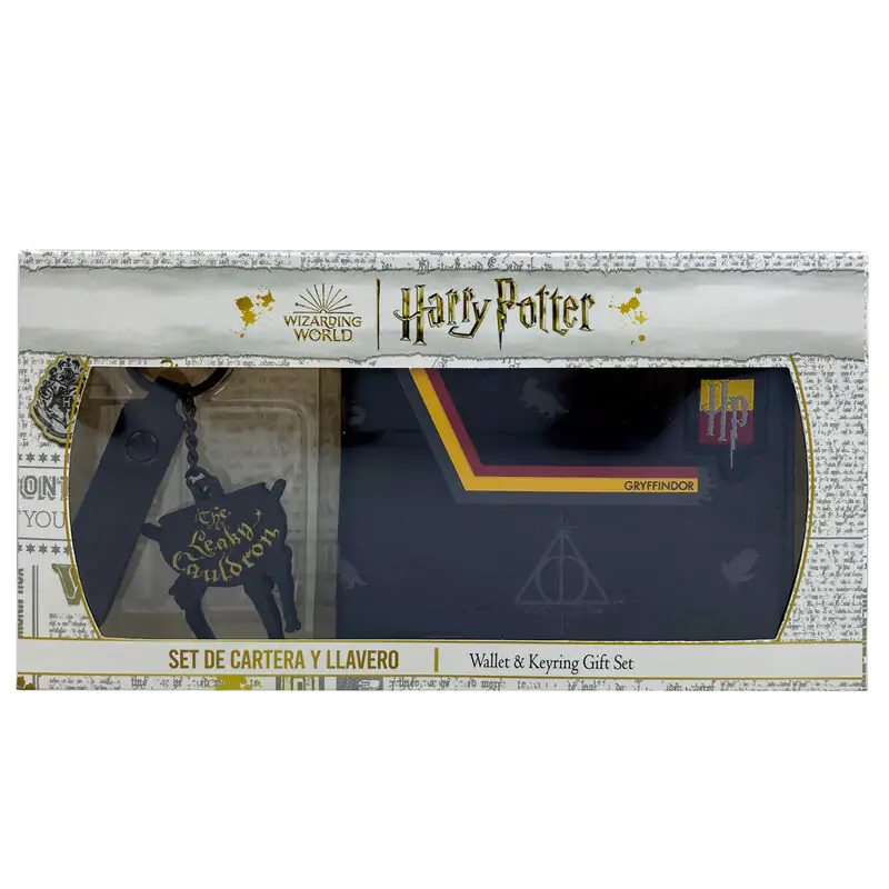 Harry Potter wallet + keychain set termékfotó