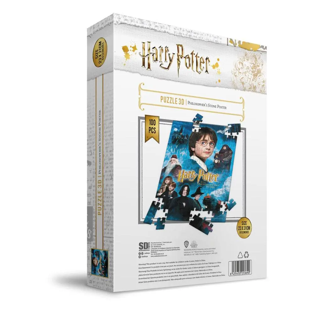 Harry Potter Philosopher's Stone Poster 3D puzzle (100 darab) termékfotó