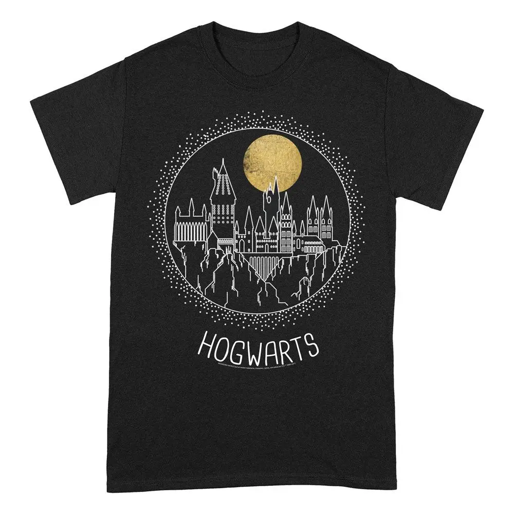 Harry Potter póló Hogwarts Line Art termékfotó