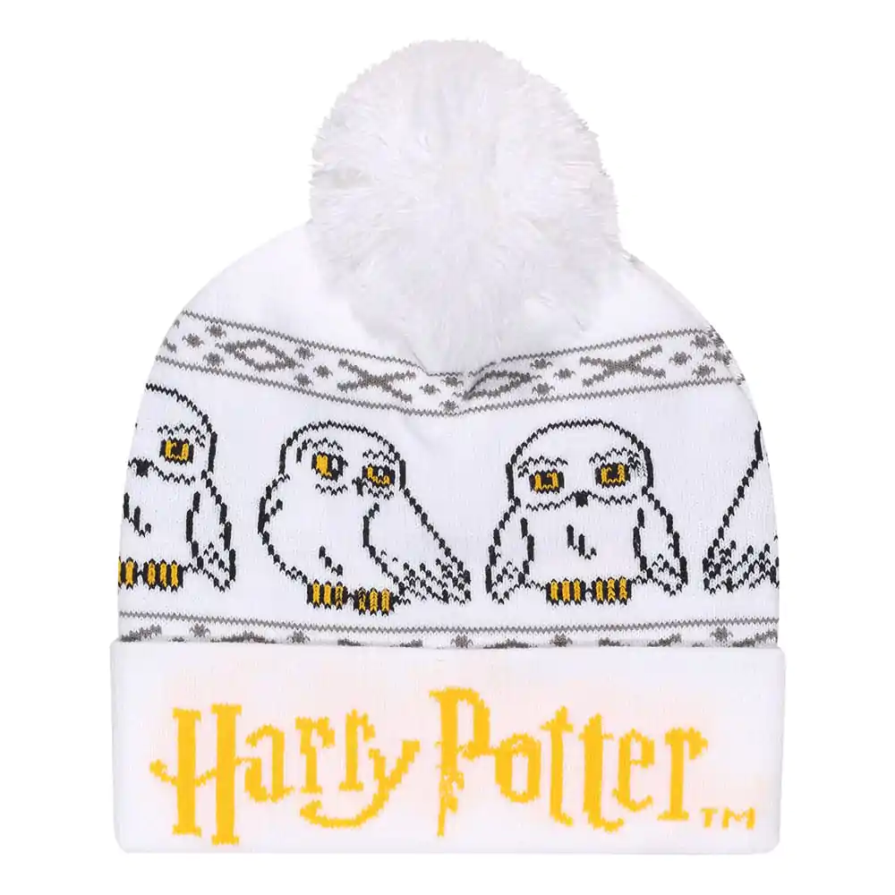 Harry Potter Pom-Pom kötött sapka Hedwig Snow termékfotó