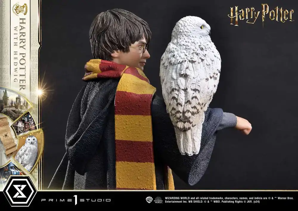 Harry Potter Prime Collectibles 1/6 Harry Potter with Hedwig szobor figura 28 cm termékfotó