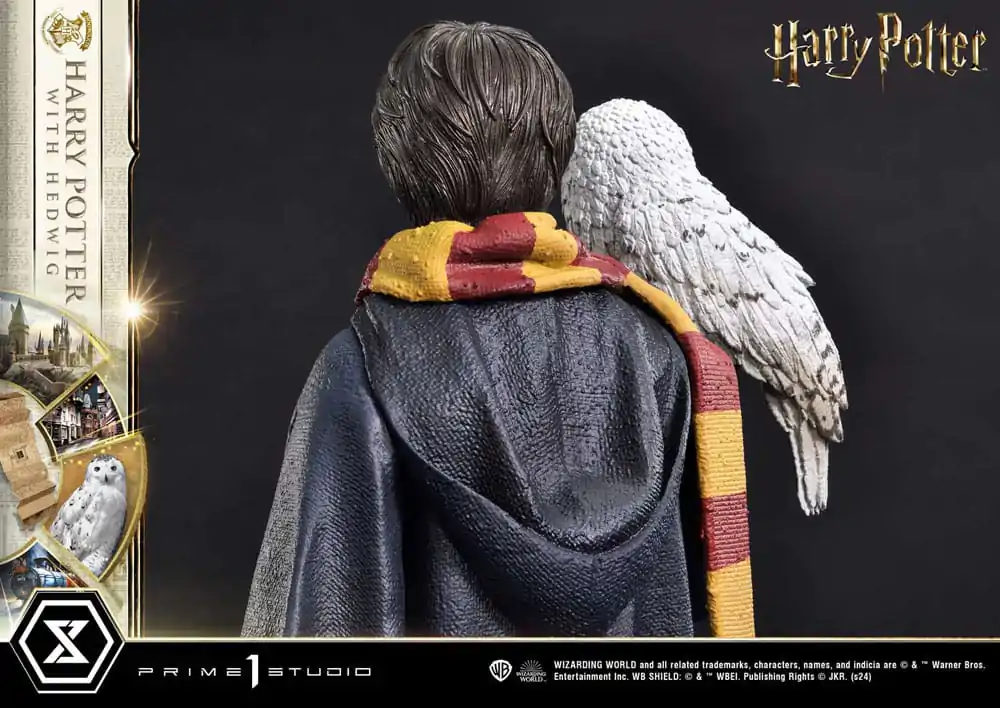 Harry Potter Prime Collectibles 1/6 Harry Potter with Hedwig szobor figura 28 cm termékfotó