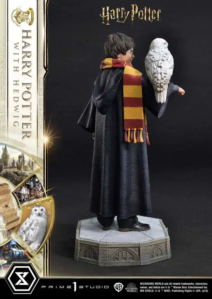 Harry Potter Prime Collectibles 1/6 Harry Potter with Hedwig szobor figura 28 cm termékfotó