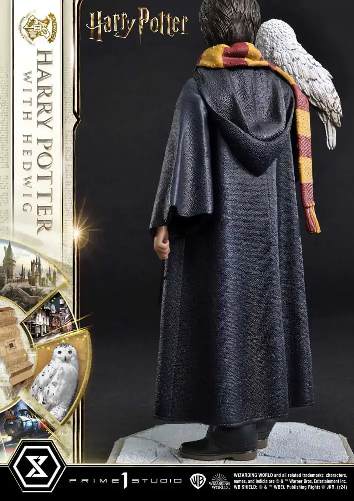 Harry Potter Prime Collectibles 1/6 Harry Potter with Hedwig szobor figura 28 cm termékfotó