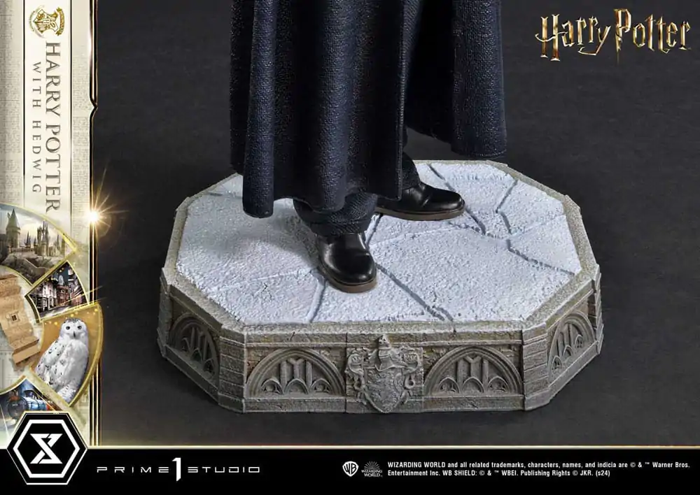 Harry Potter Prime Collectibles 1/6 Harry Potter with Hedwig szobor figura 28 cm termékfotó