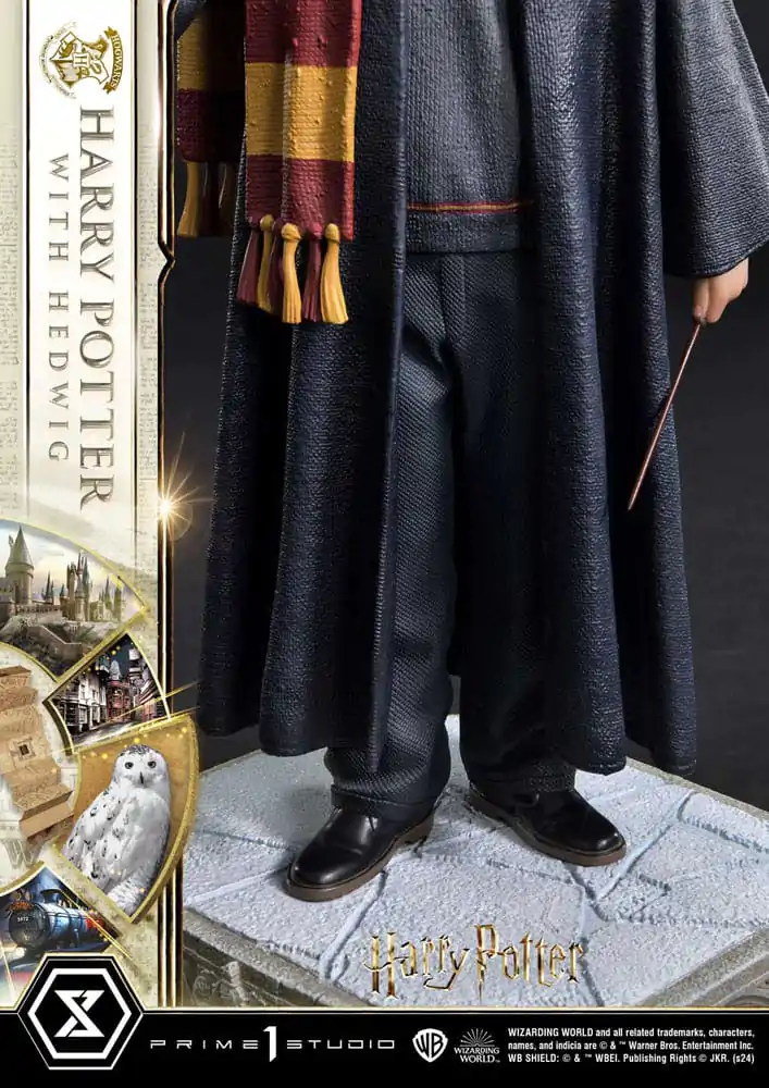 Harry Potter Prime Collectibles 1/6 Harry Potter with Hedwig szobor figura 28 cm termékfotó