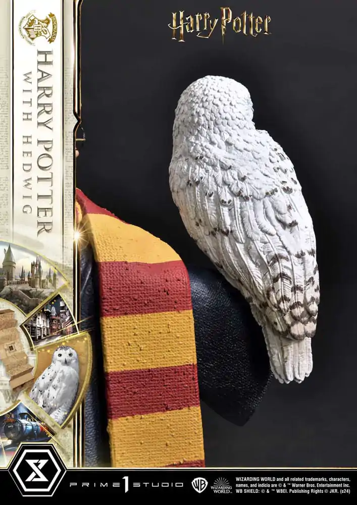 Harry Potter Prime Collectibles 1/6 Harry Potter with Hedwig szobor figura 28 cm termékfotó