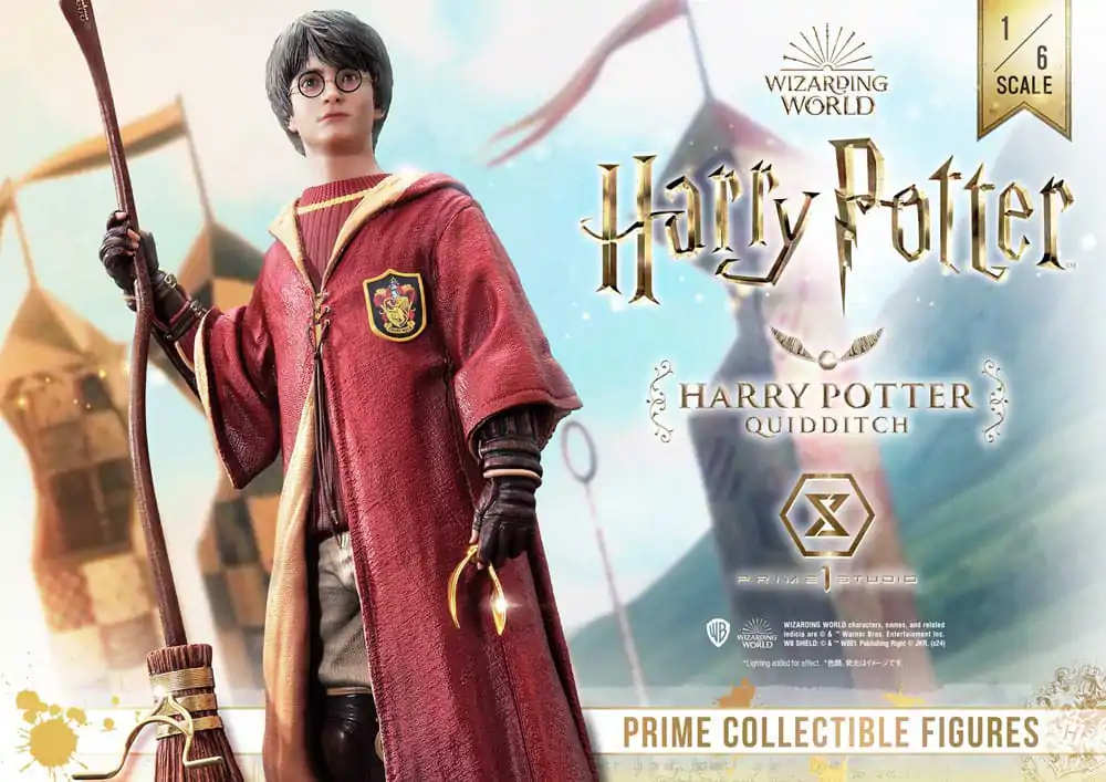 Harry Potter Prime Collectibles szobor figura 1/6 Harry Potter Quidditch Edition 31 cm termékfotó