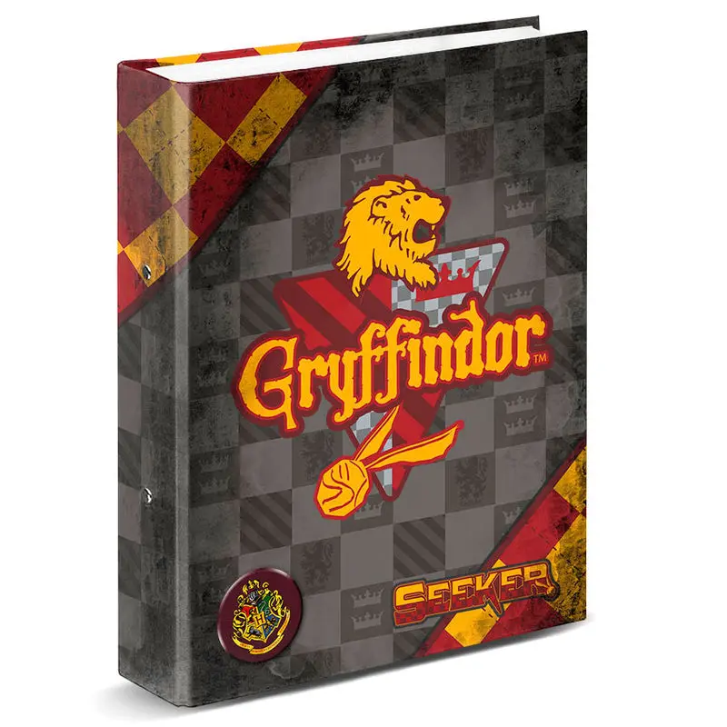 Harry Potter Quidditch Griffendél A4 gyűrűs karton irattartó mappa termékfotó