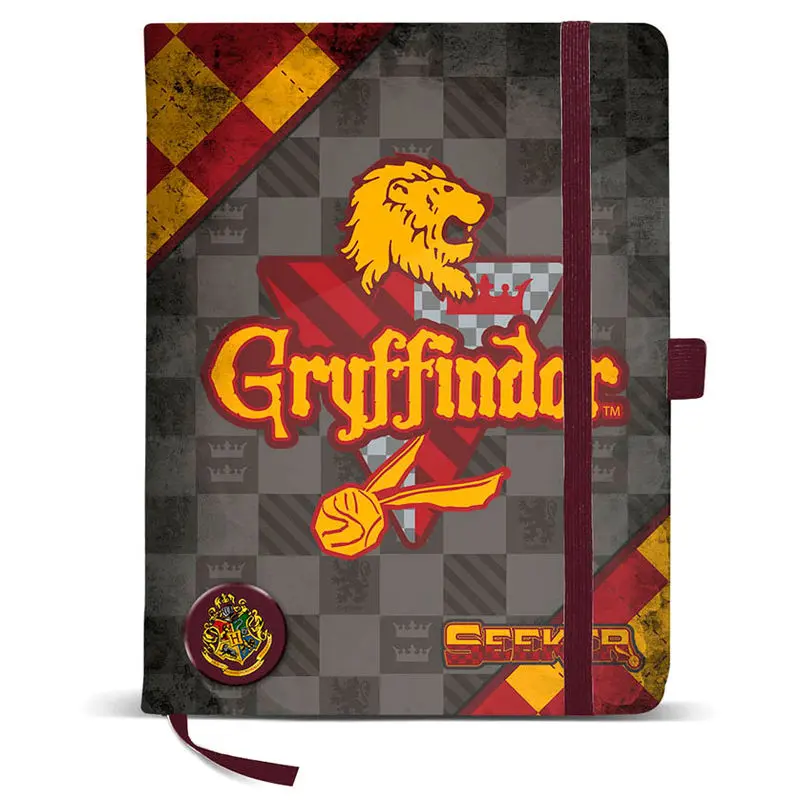 Harry Potter Quidditch Griffendél keményfedeles füzet termékfotó