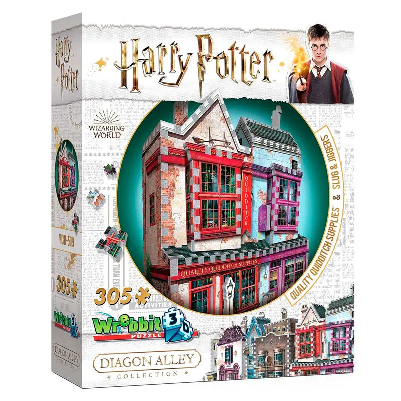Harry Potter Quidditch Supplies Slugg &amp; Jiggers 3D puzzle termékfotó