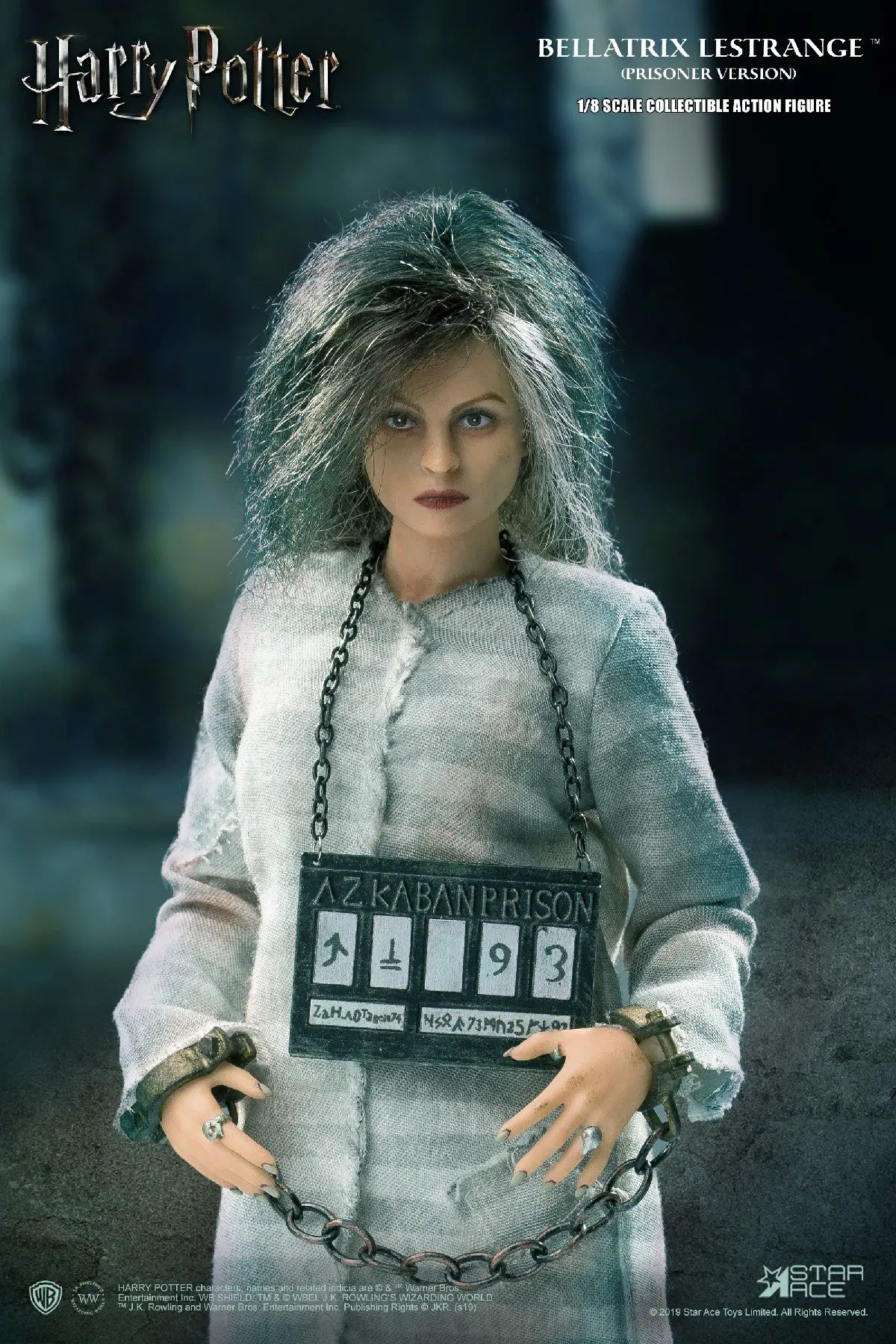Harry Potter Real Master Series akciófigura 1/8 Bellatrix Lestrange Prisoner Version 23 cm termékfotó
