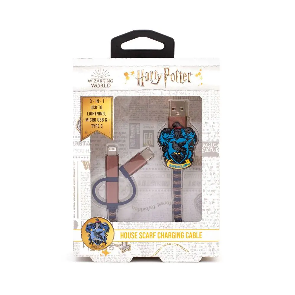 Harry Potter Retractable Hogwarts Scraf Cable 3in1 Hollóhát termékfotó