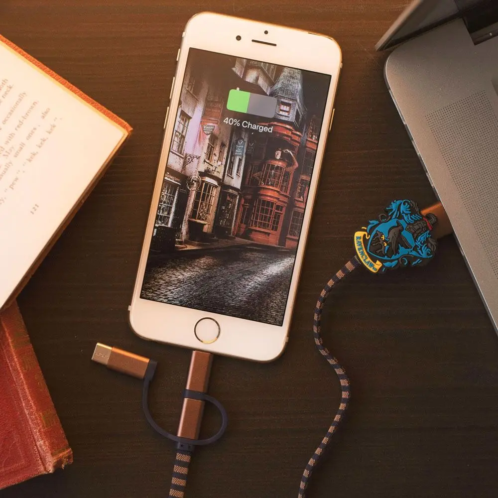 Harry Potter Retractable Hogwarts Scraf Cable 3in1 Hollóhát termékfotó