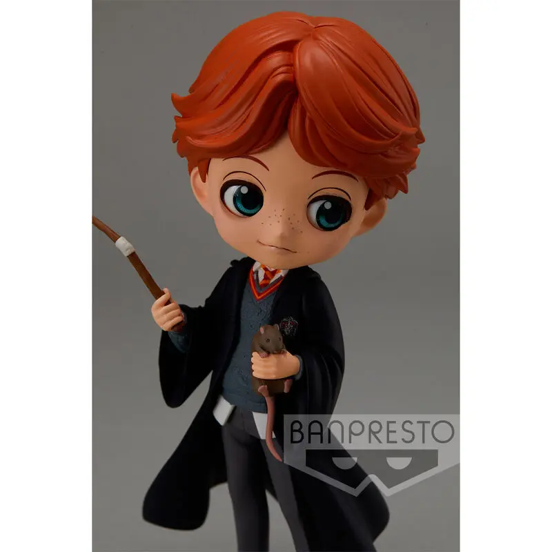 Harry Potter Ron Weasley with Scabbers Q Posket figura 14cm termékfotó