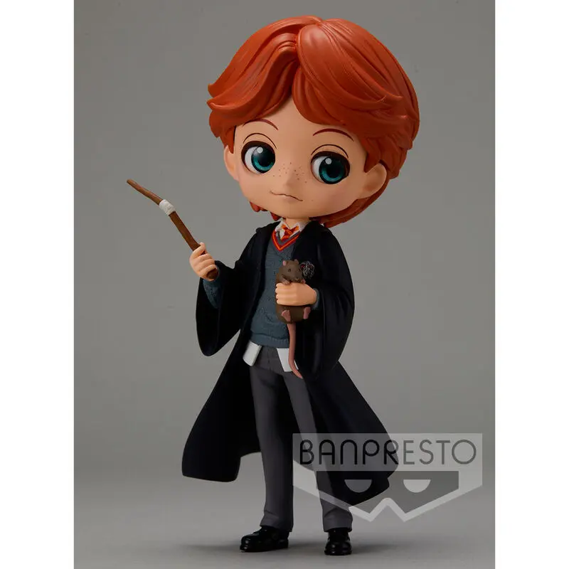 Harry Potter Ron Weasley with Scabbers Q Posket figura 14cm termékfotó