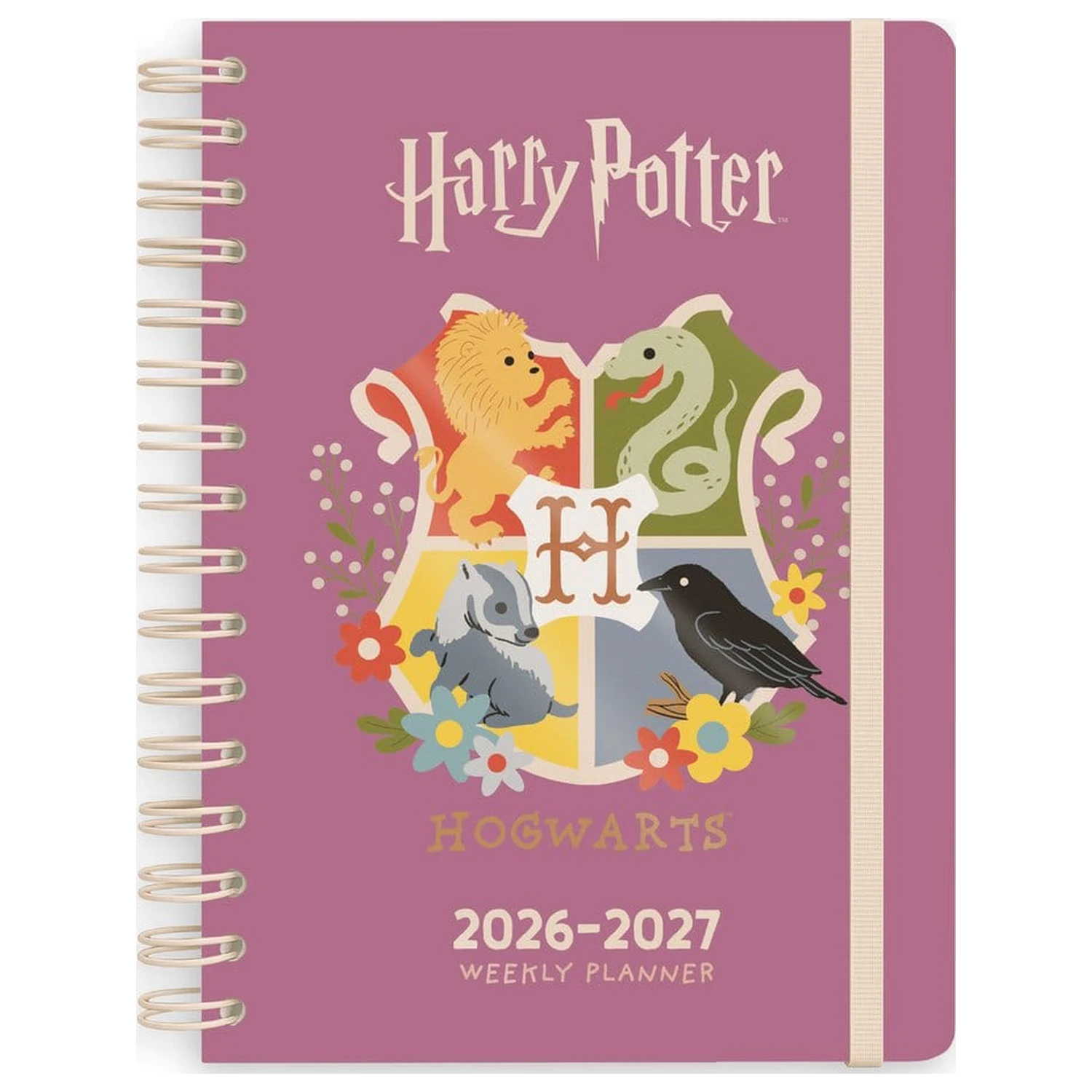 Harry Potter School A5 keményfedeles füzet, heti tervező 2026/2027 termékfotó
