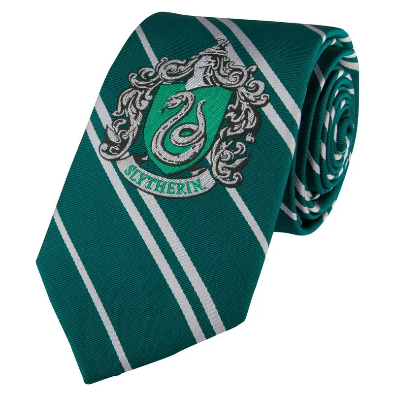 Harry Potter Slytherin woven logós gyerek nyakkendő termékfotó