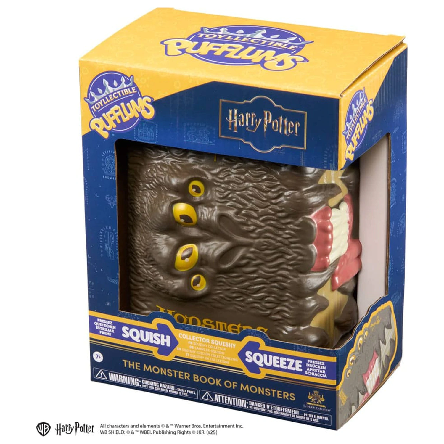 Harry Potter Squishy Pufflums The Monster Book of Monsters Anti-Stress figura 15 cm termékfotó