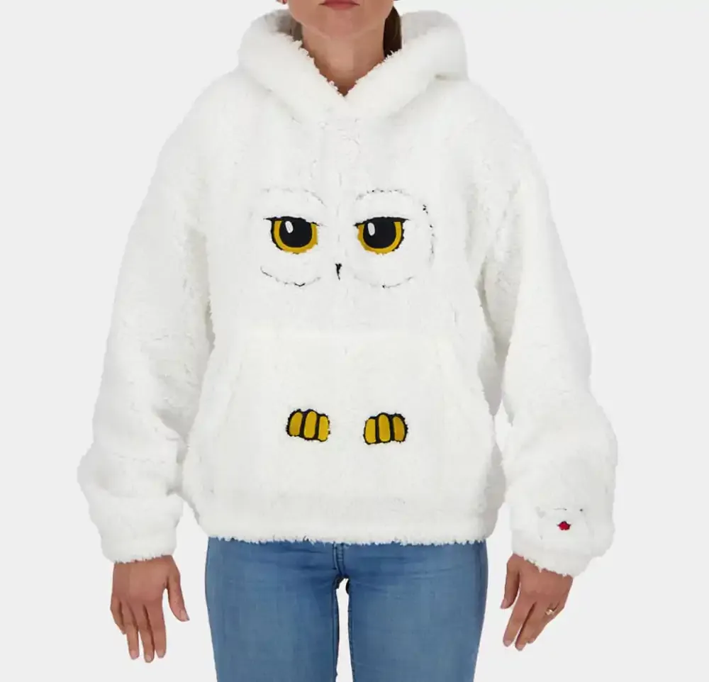 Harry Potter Hedwig Teddy kapucnis pulóver  termékfotó