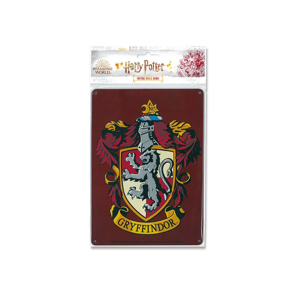 Harry Potter Gryffindor fémtábla 15 x 21 cm termékfotó