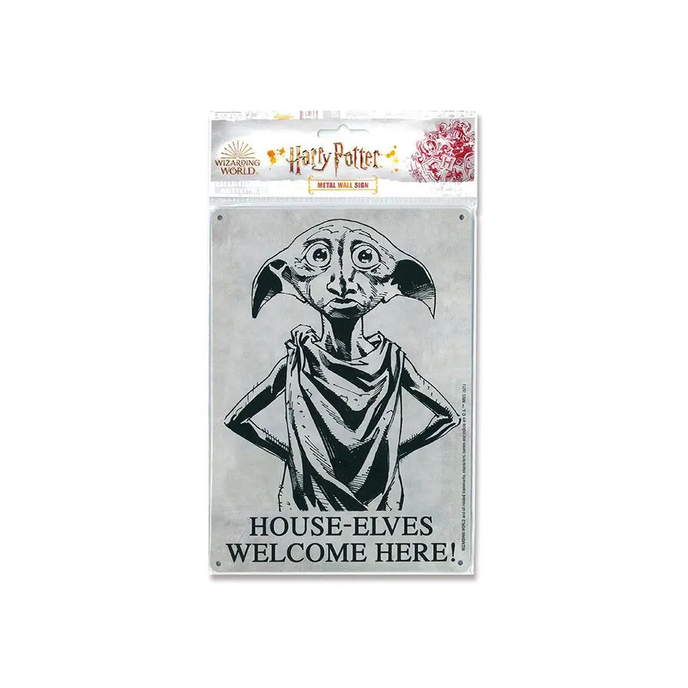 Harry Potter House-Elves fémtábla  15 x 21 cm termékfotó