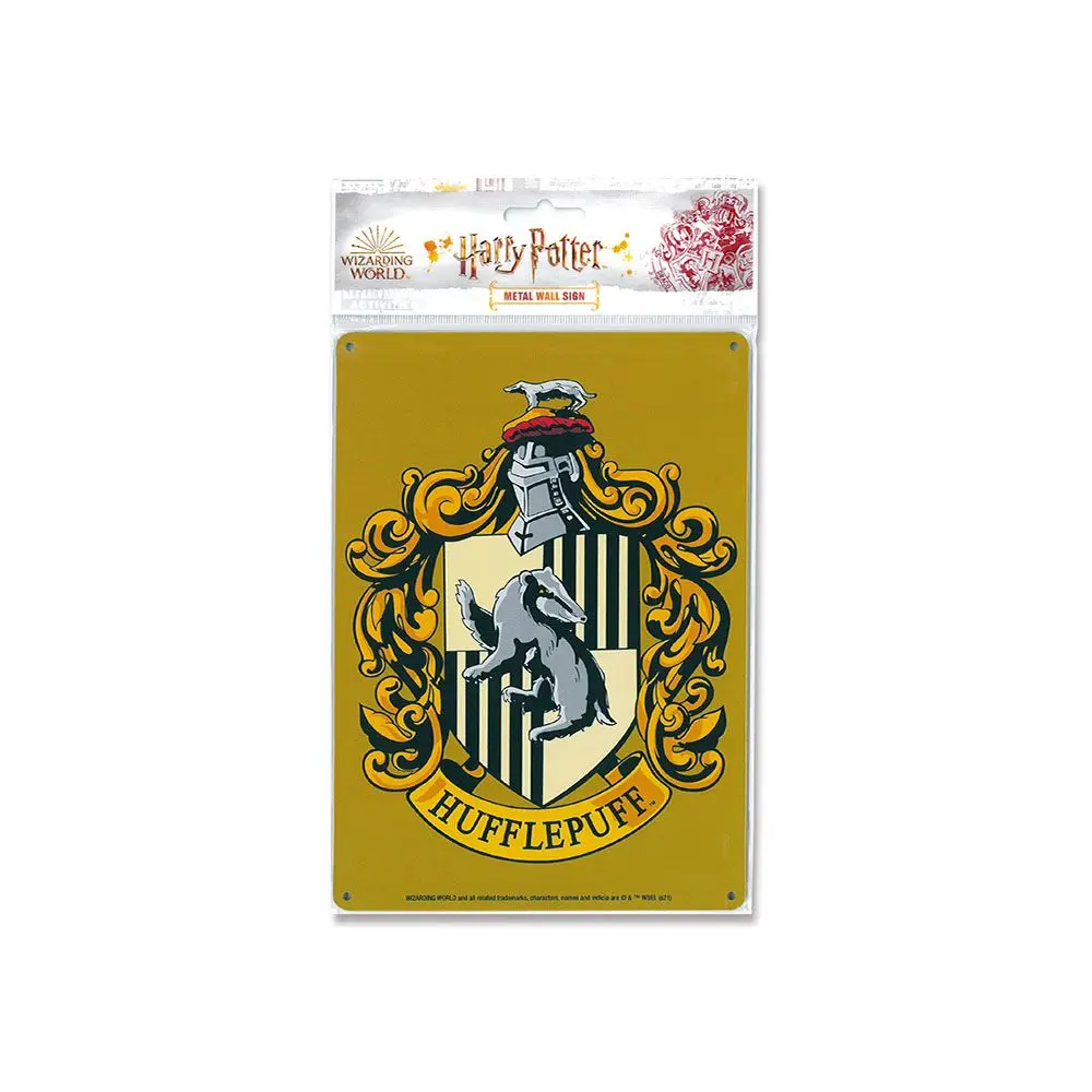Harry Potter Hufflepuff fémtábla 15 x 21 cm termékfotó