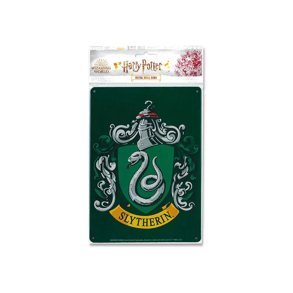Harry Potter Slytherin fémtábla 15 x 21 cm termékfotó