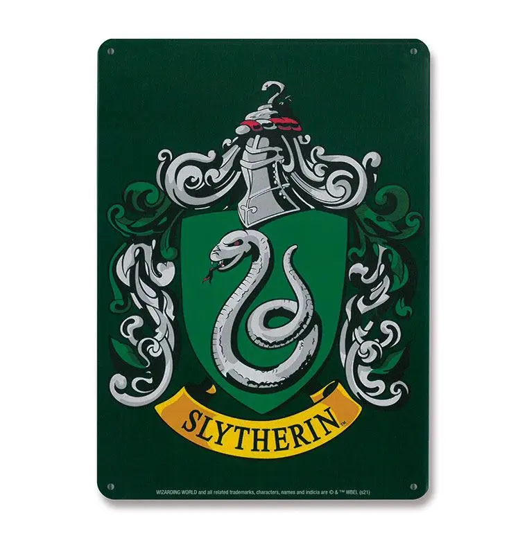 Harry Potter Slytherin fémtábla 15 x 21 cm termékfotó