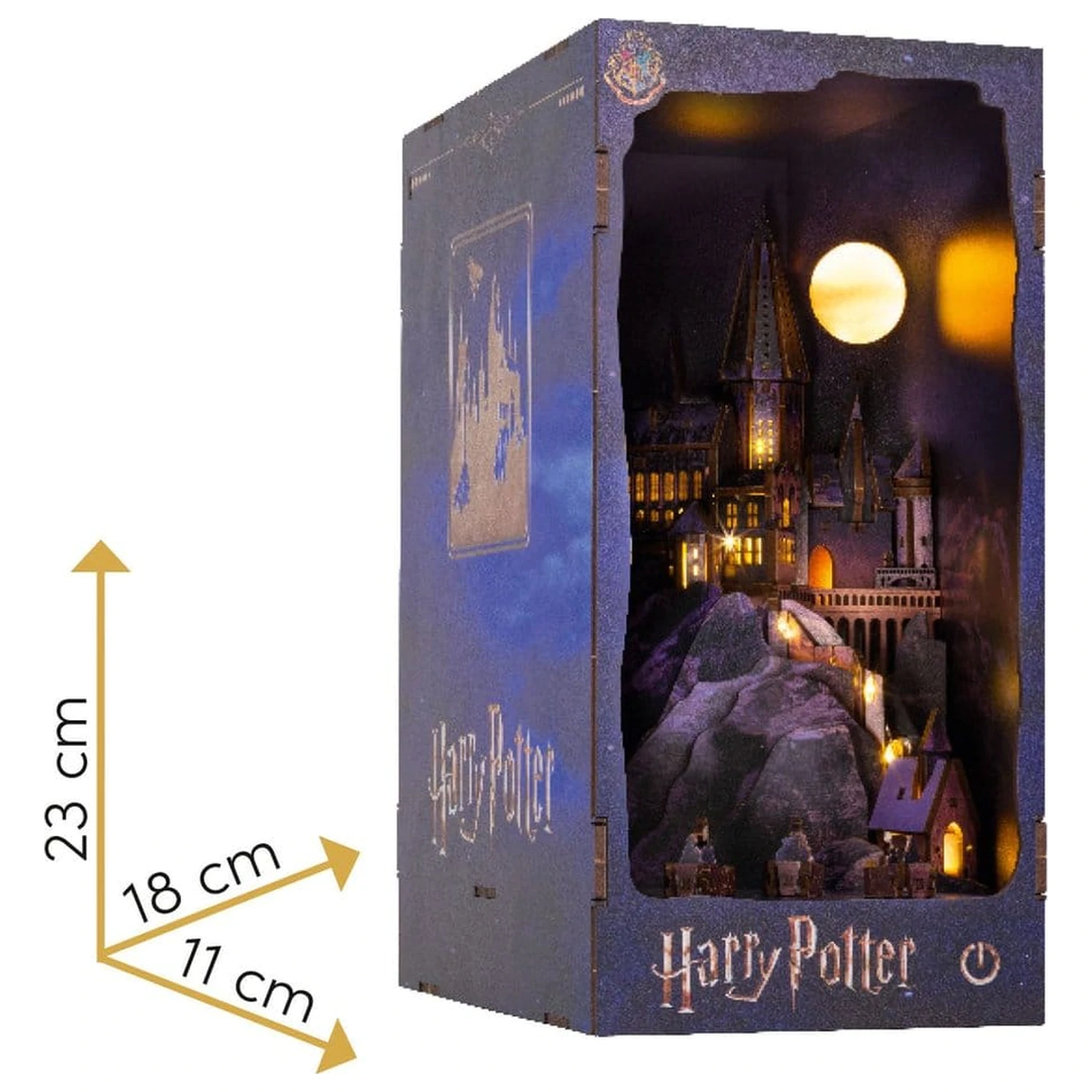 Harry Potter Tiny Adventures Book Nook Mini Diorama Hogwarts Castle 18 cm termékfotó