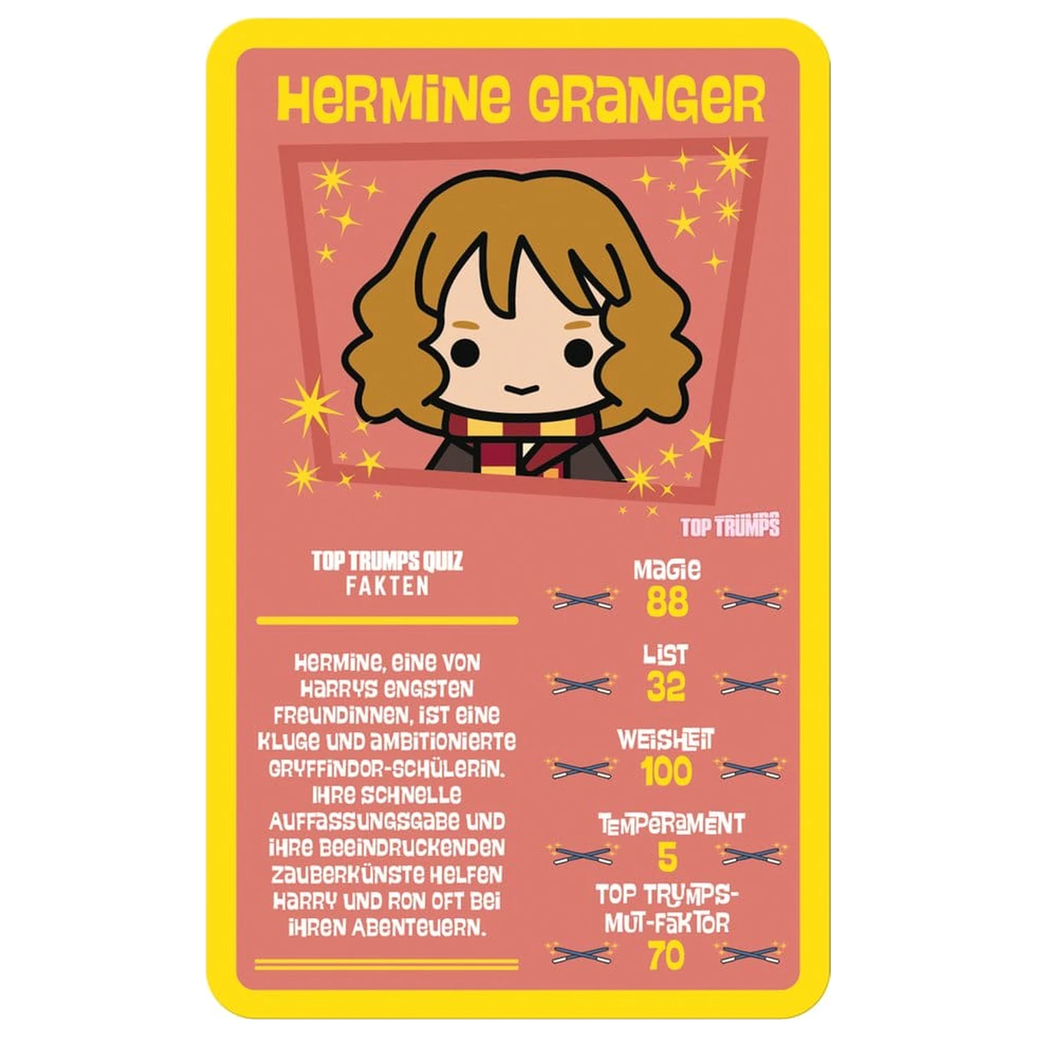 Harry Potter Top Trumps Chibi Style német nyelvű kártyajáték  termékfotó