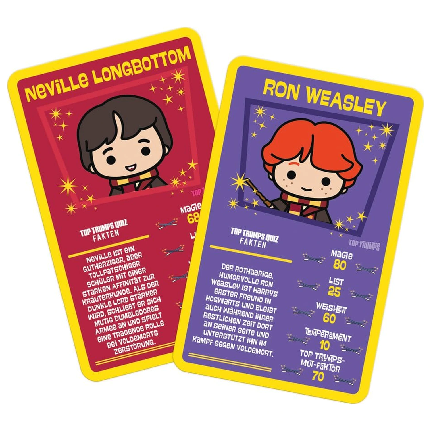 Harry Potter Top Trumps Chibi Style német nyelvű kártyajáték  termékfotó