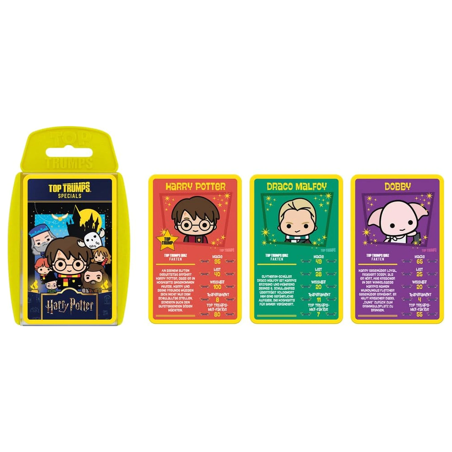 Harry Potter Top Trumps Chibi Style német nyelvű kártyajáték  termékfotó