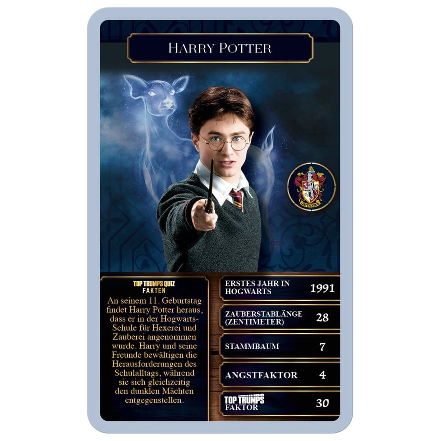 Harry Potter Top Trumps Witches and Wizards New Version német nyelvű kártyajáték  termékfotó