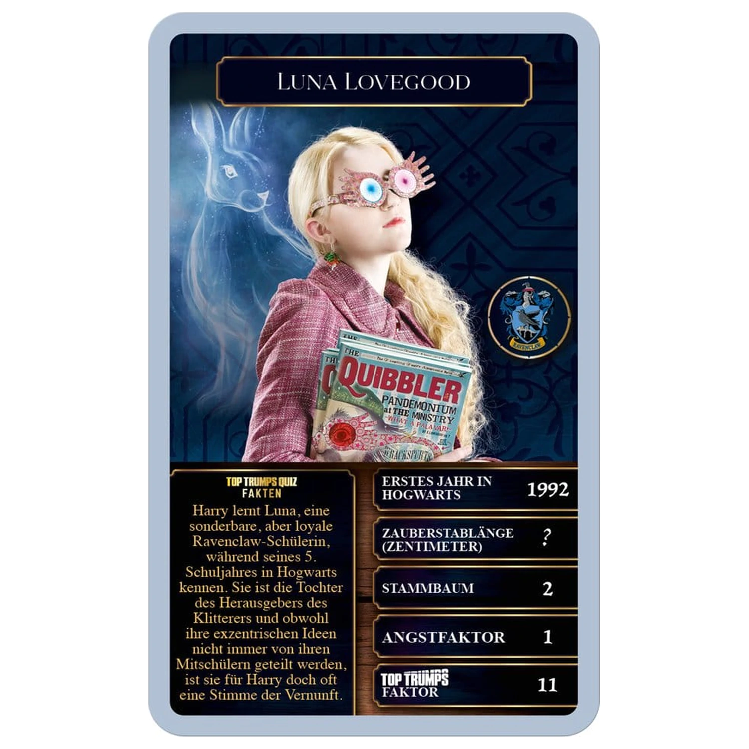 Harry Potter Top Trumps Witches and Wizards New Version német nyelvű kártyajáték  termékfotó
