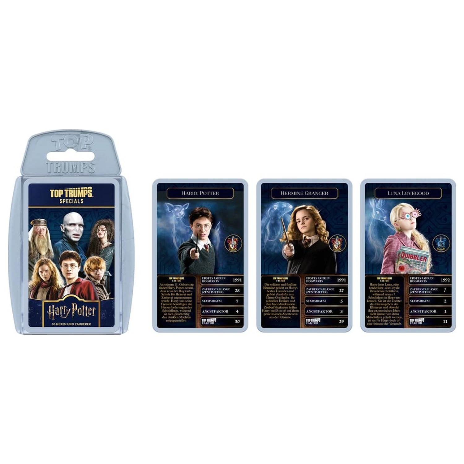 Harry Potter Top Trumps Witches and Wizards New Version német nyelvű kártyajáték  termékfotó