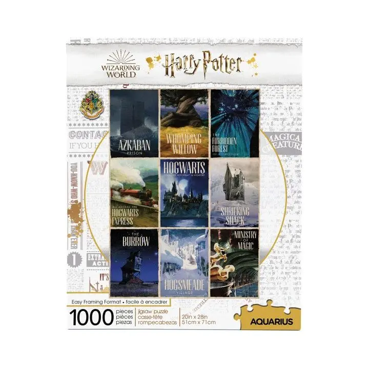 Harry Potter Travel Posters Puzzle (1000 darab) termékfotó