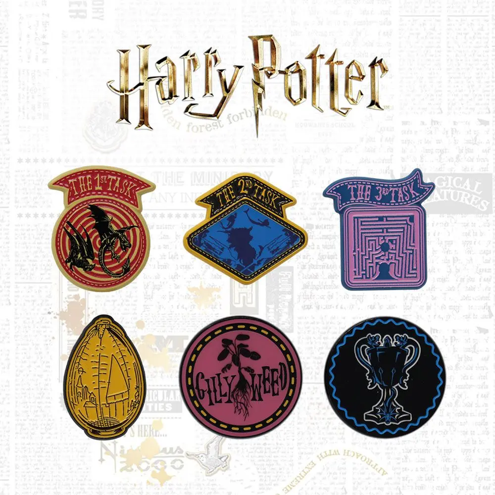 Harry Potter Triwizard Tournament Limitált kiadás 6 darabos kitűző csomag termékfotó
