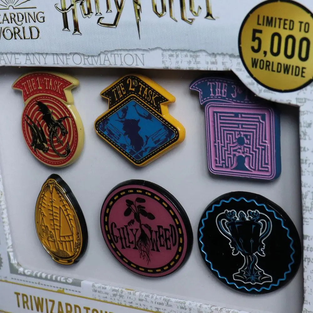Harry Potter Triwizard Tournament Limitált kiadás 6 darabos kitűző csomag termékfotó