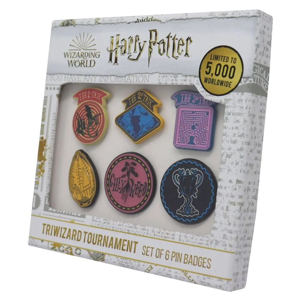Harry Potter Triwizard Tournament Limitált kiadás 6 darabos kitűző csomag termékfotó