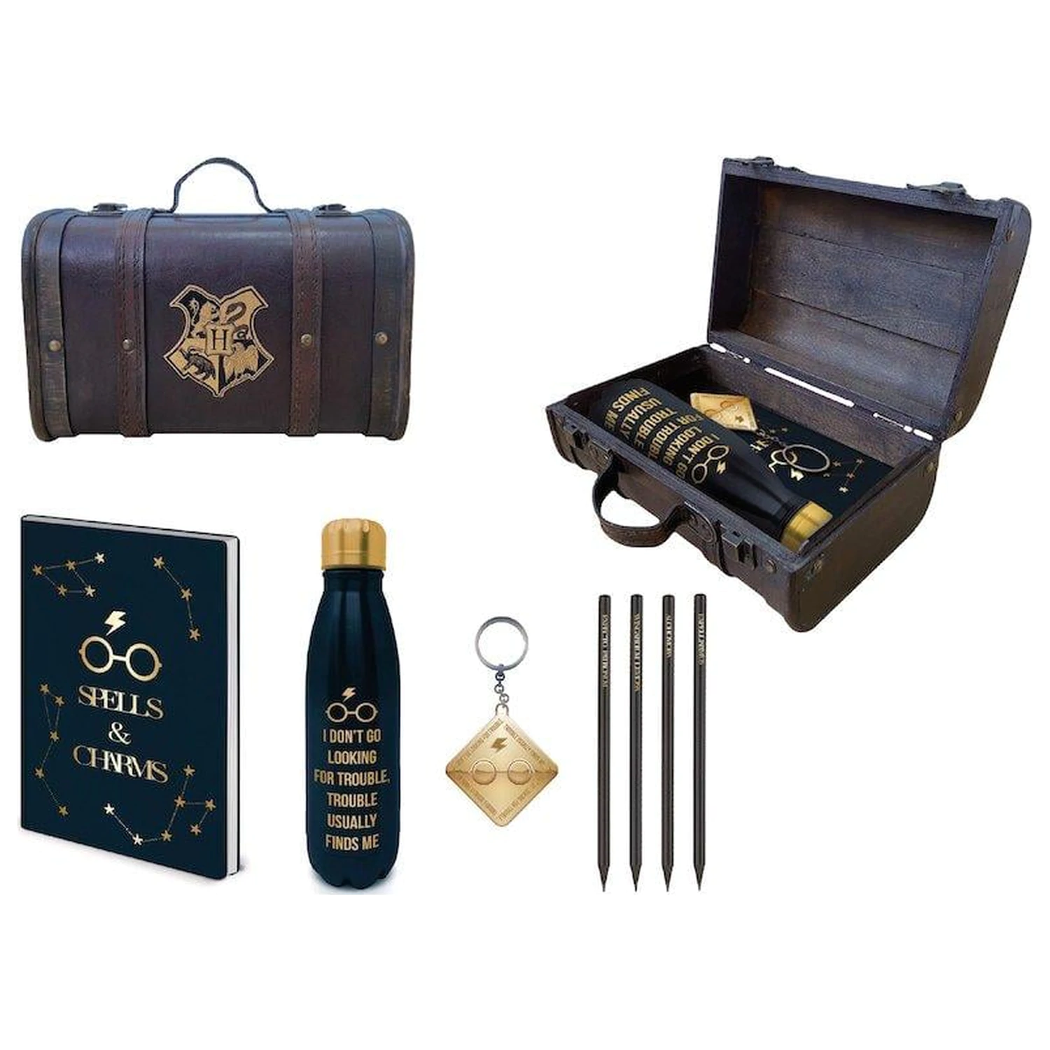 Harry Potter Trunk Trouble Finds Me ajándékcsomag termékfotó